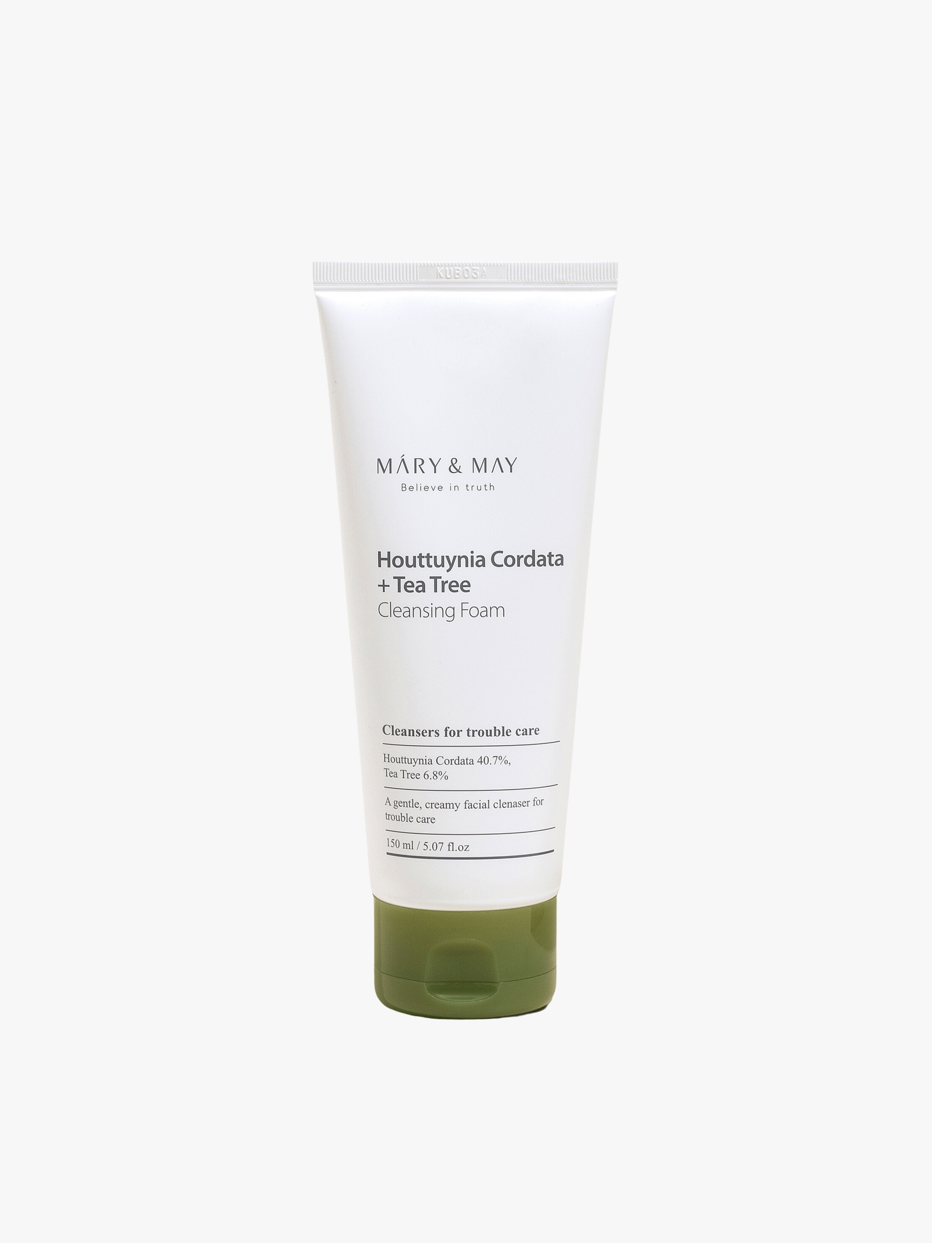 Mary & May - Cleanser - Houttuynia Cordata + Tea Tree Cleansing Foam