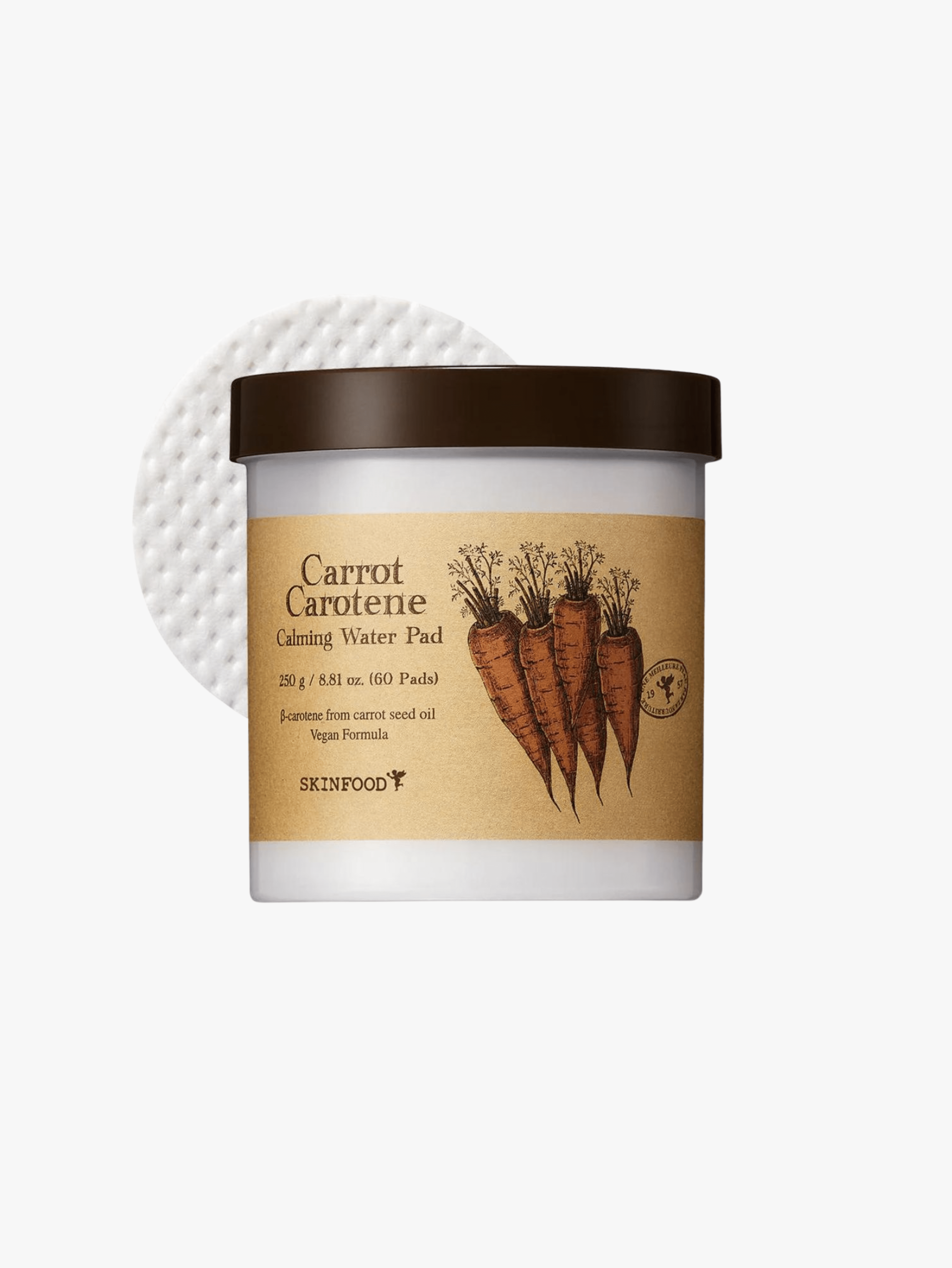 SKINFOOD - Pads - Carrot Carotene Calming Water Pad