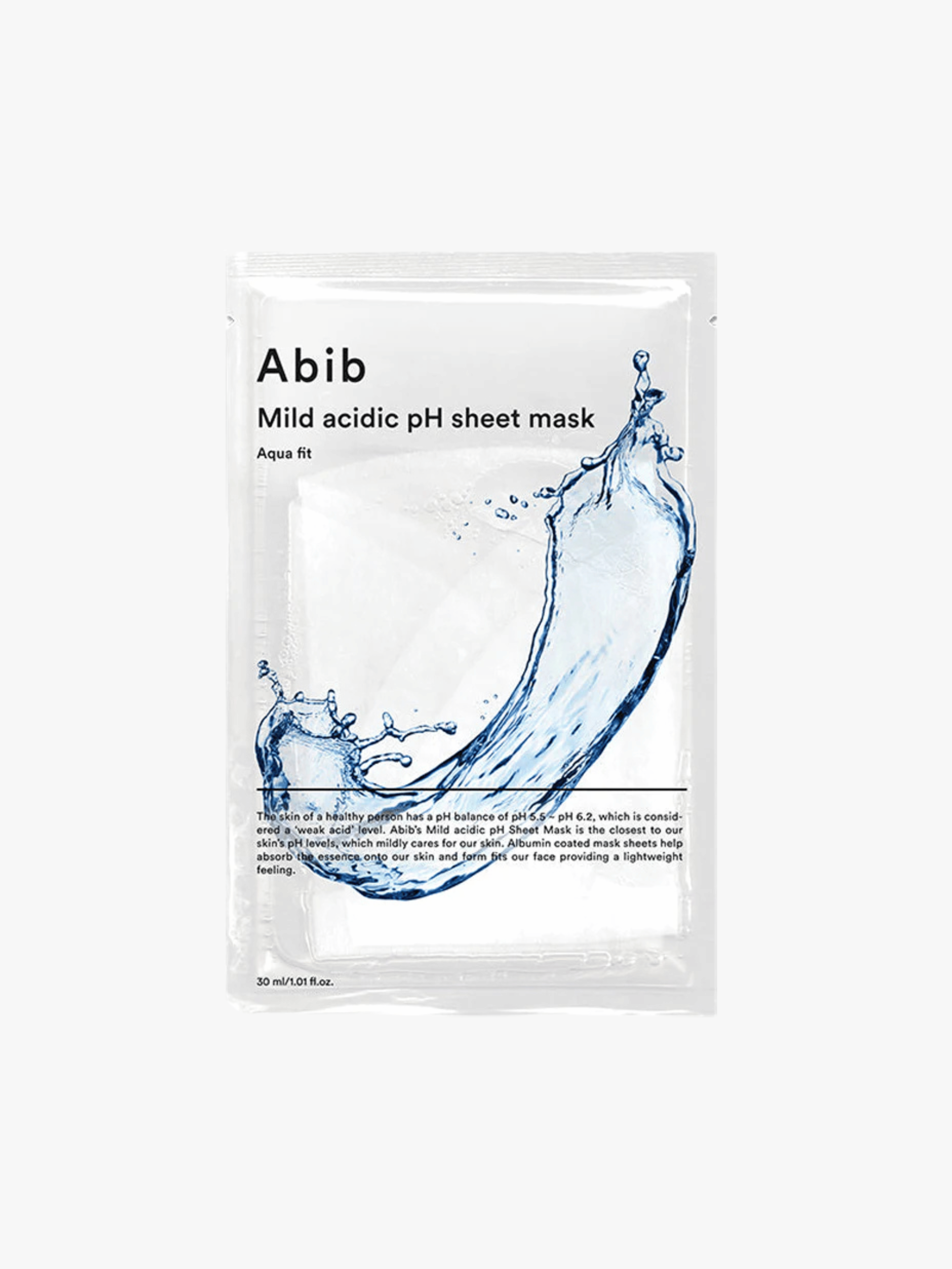 Abib - Masque - Mild Acidic pH Sheet Mask Aqua