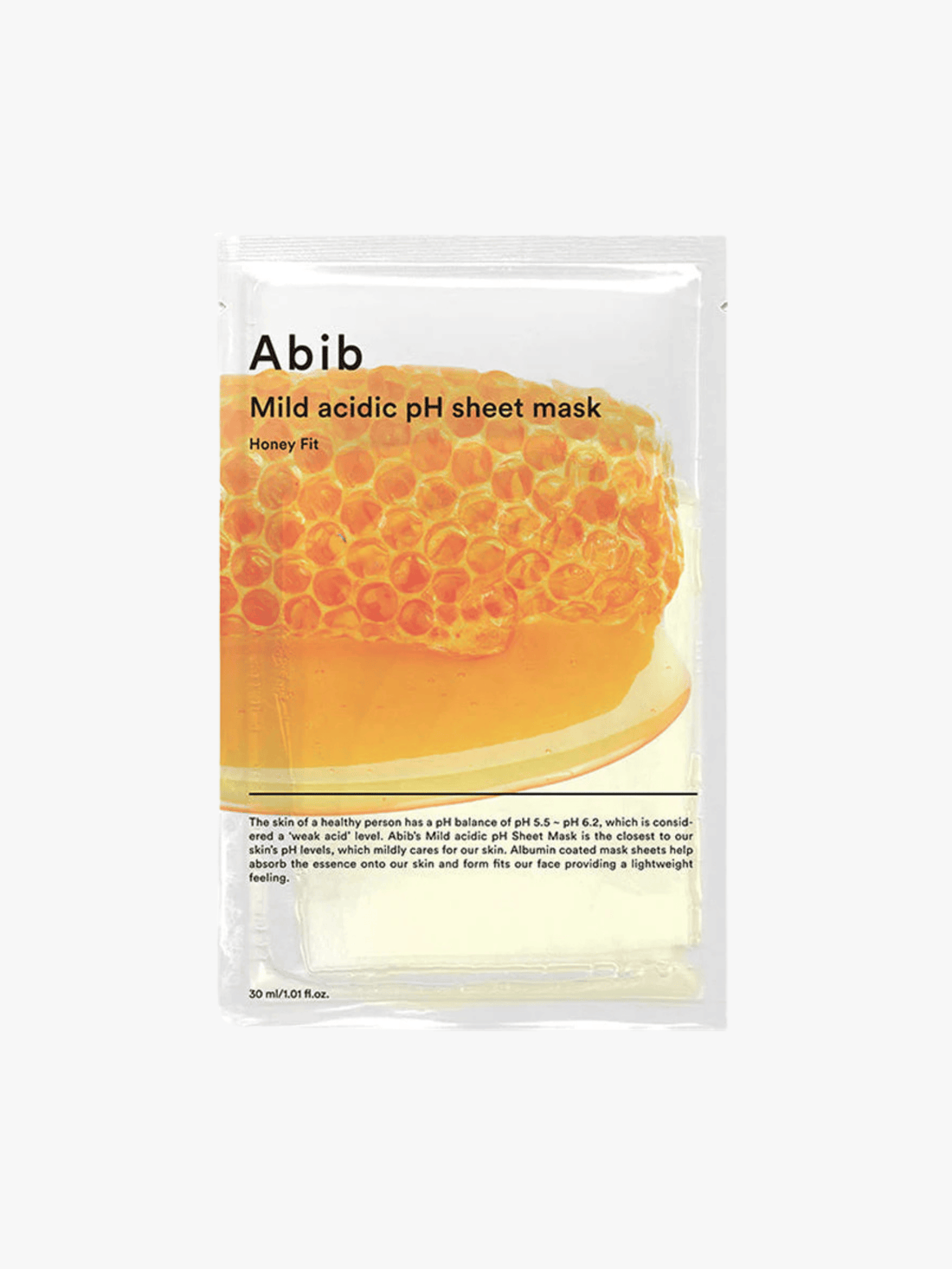 Abib - Masque - Mild Acidic pH Sheet Mask Honey
