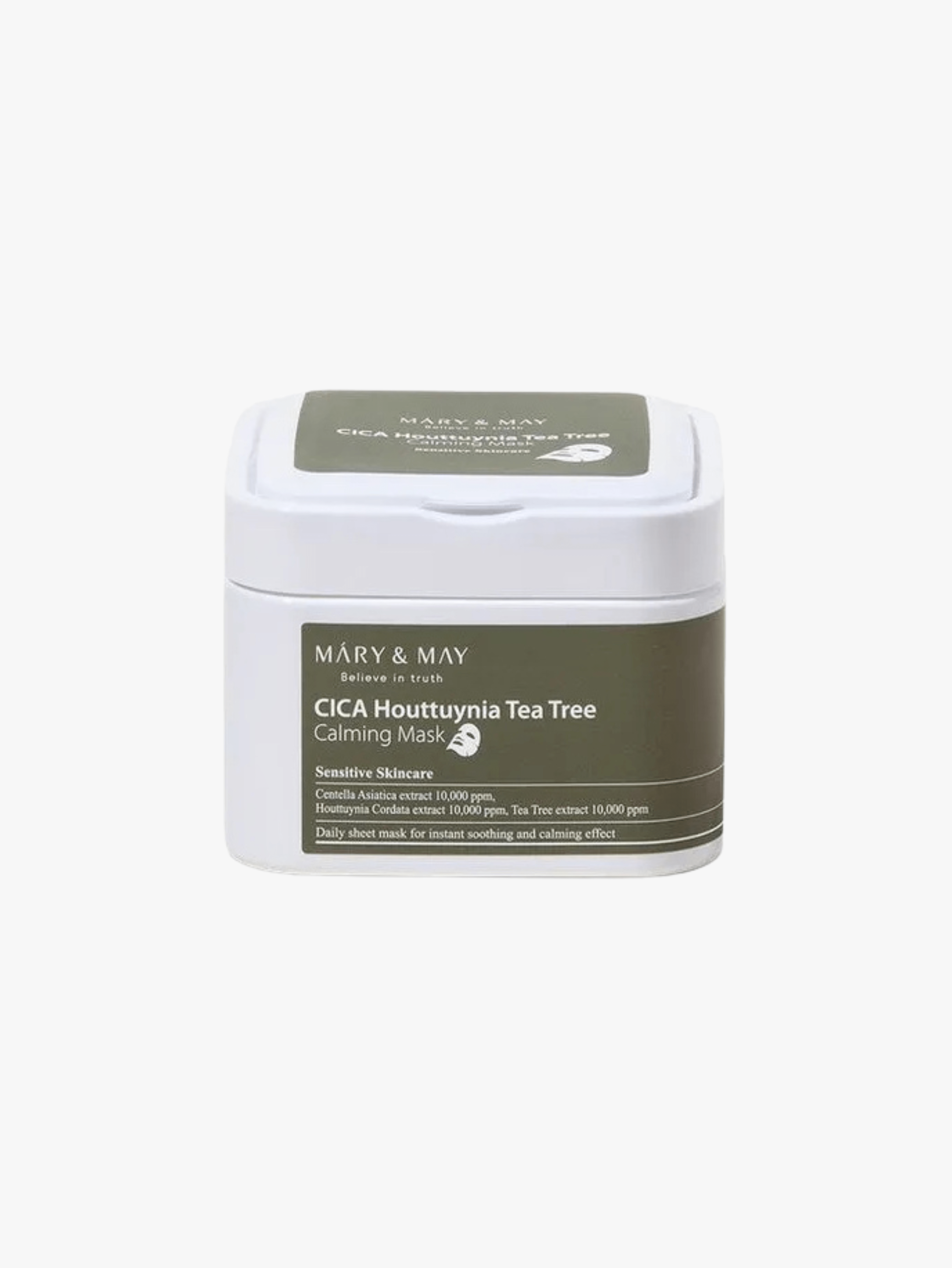 Mary & May - Masques - CICA Houttuynia Tea Tree Calming Mask (30 pc)