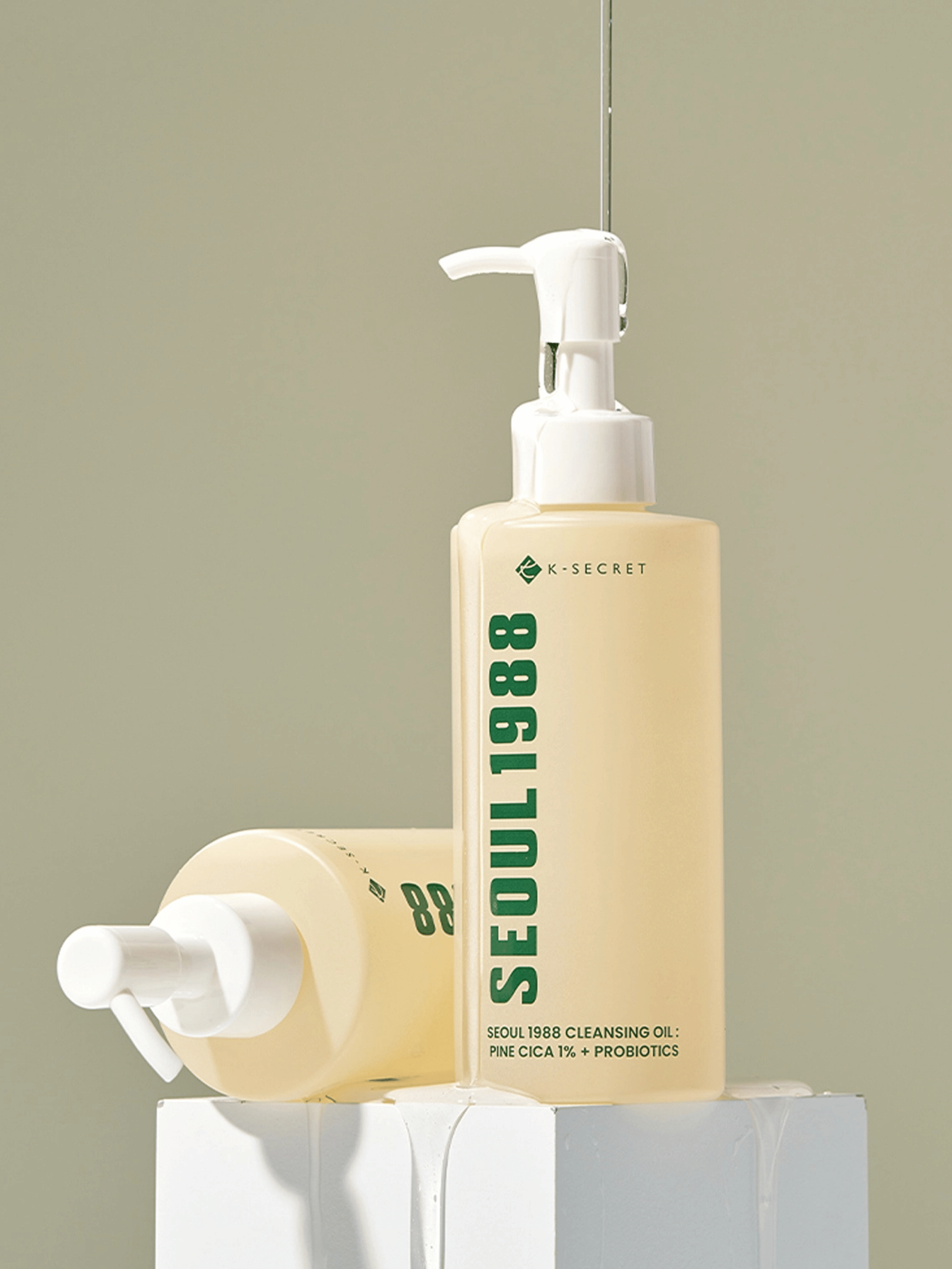 KSECRET - Huile nettoyante - SEOUL 1988 Cleansing Oil : Pine Cica 1% + Probiotics