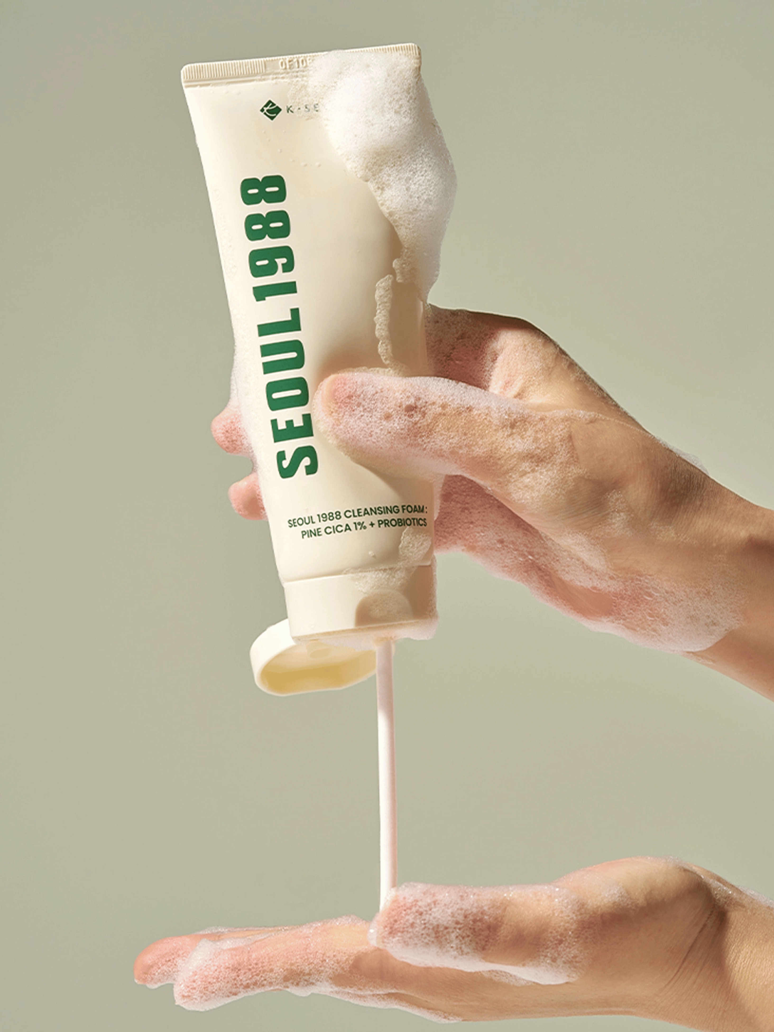 KSECRET - Nettoyant - SEOUL 1988 Cleansing Foam : Pine Cica 1% + Probiotics