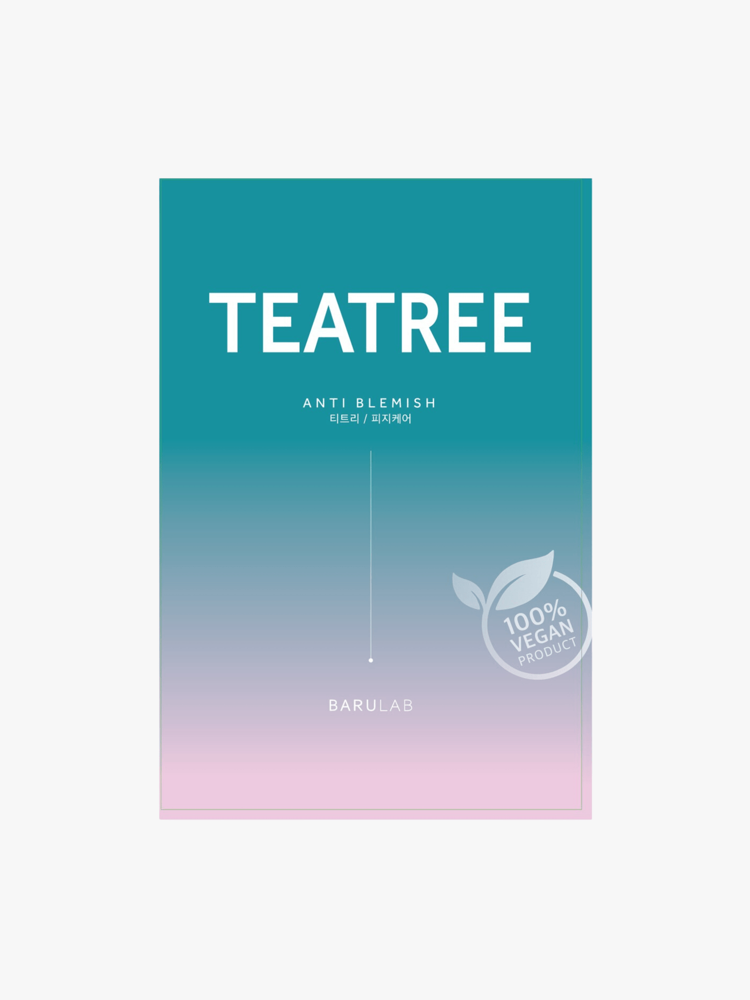 BARULAB - Mask - The Clean Vegan mask Tea tree