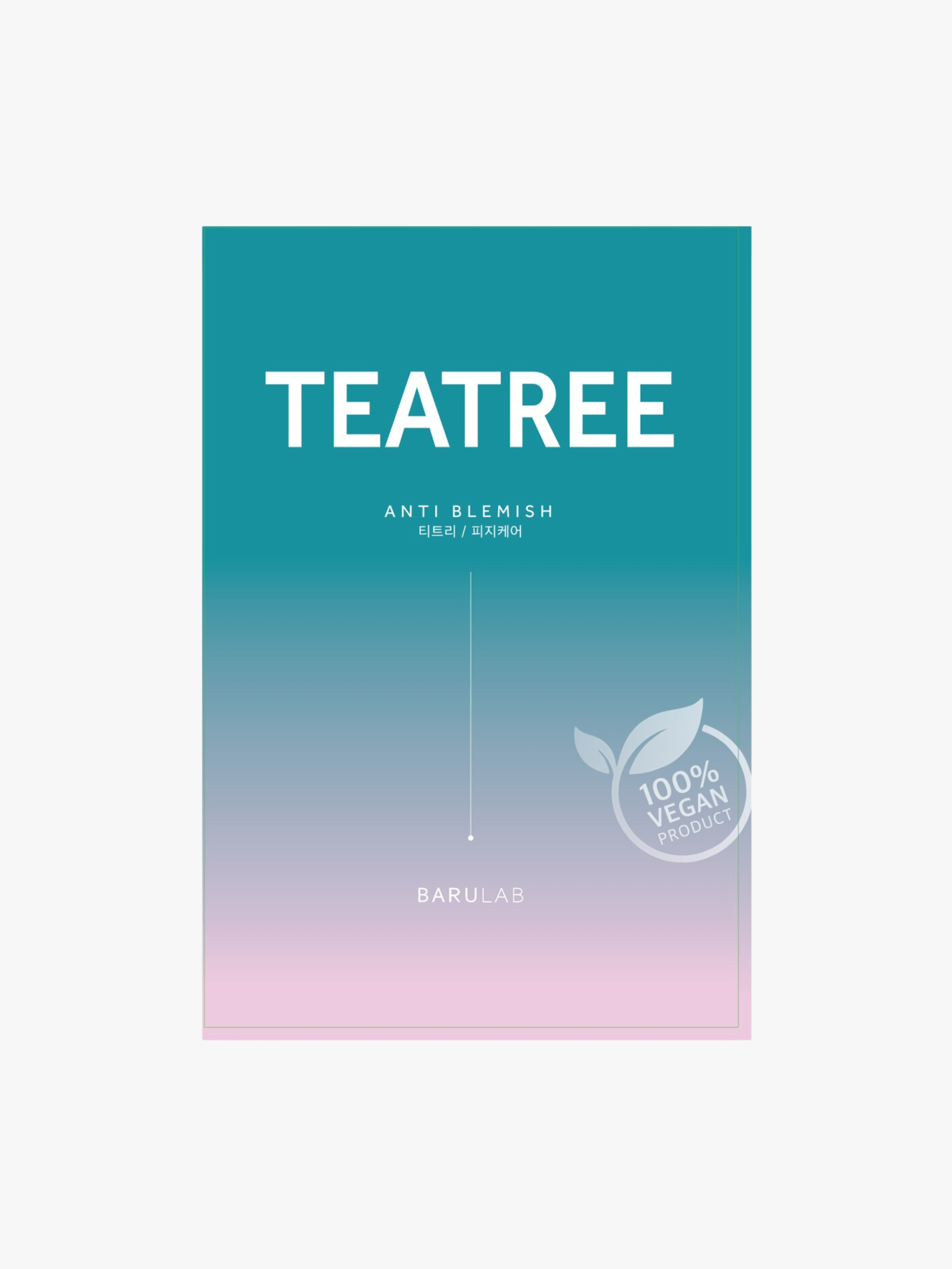 BARULAB - Masque - The Clean Vegan mask Tea tree