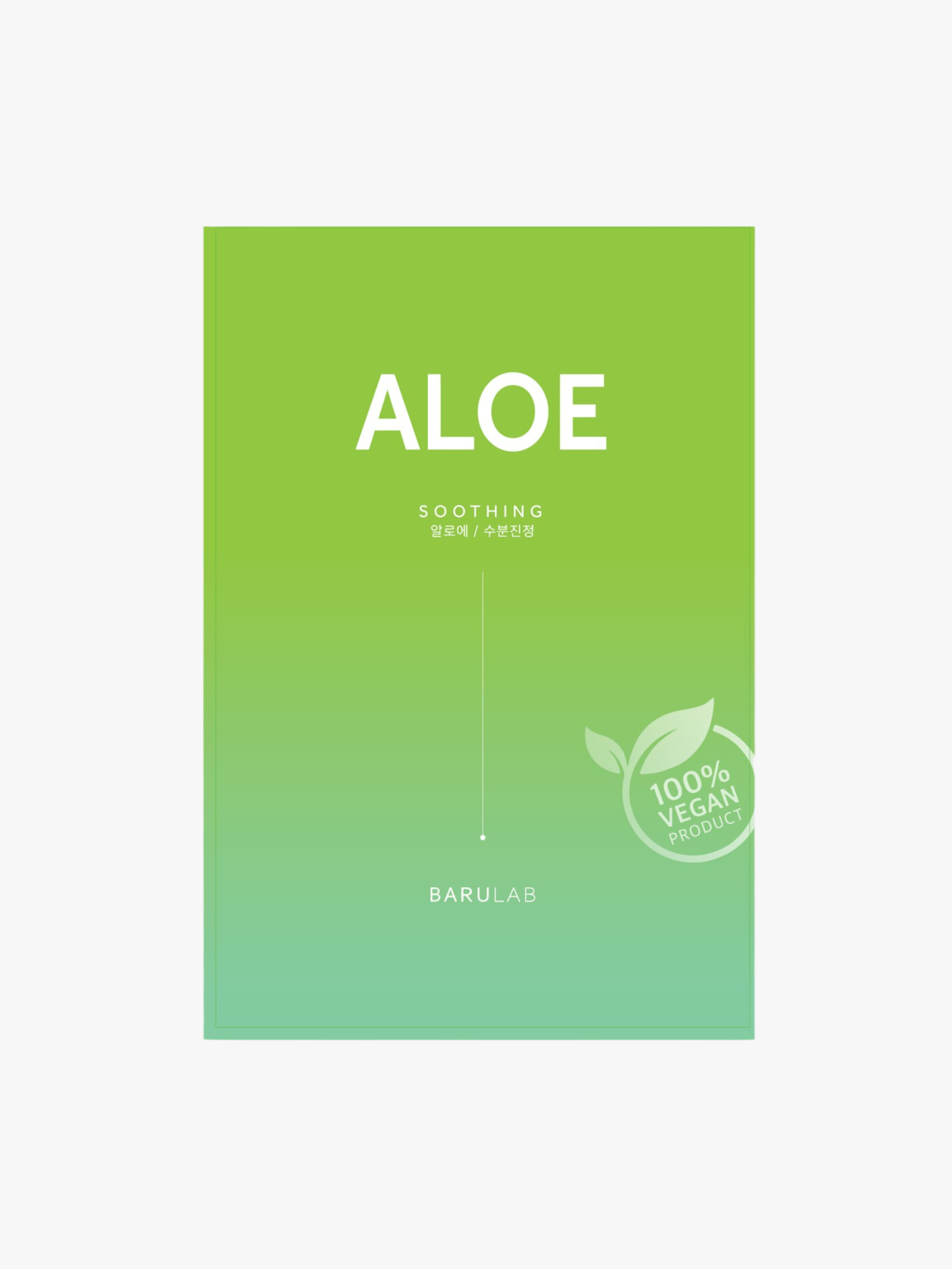 BARULAB - Masque - The Clean Vegan mask Aloe
