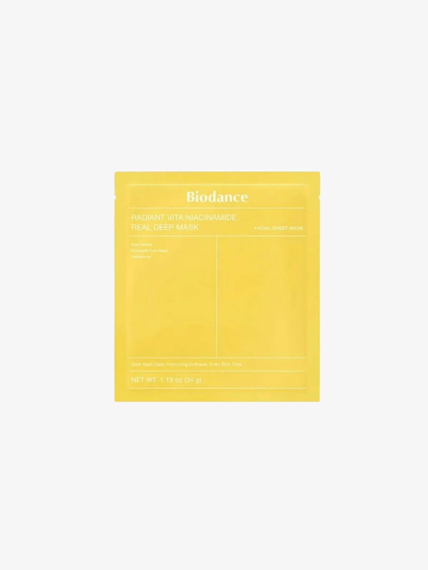Biodance - Masque - Radiant Vita Niacinamide Real Deep Mask