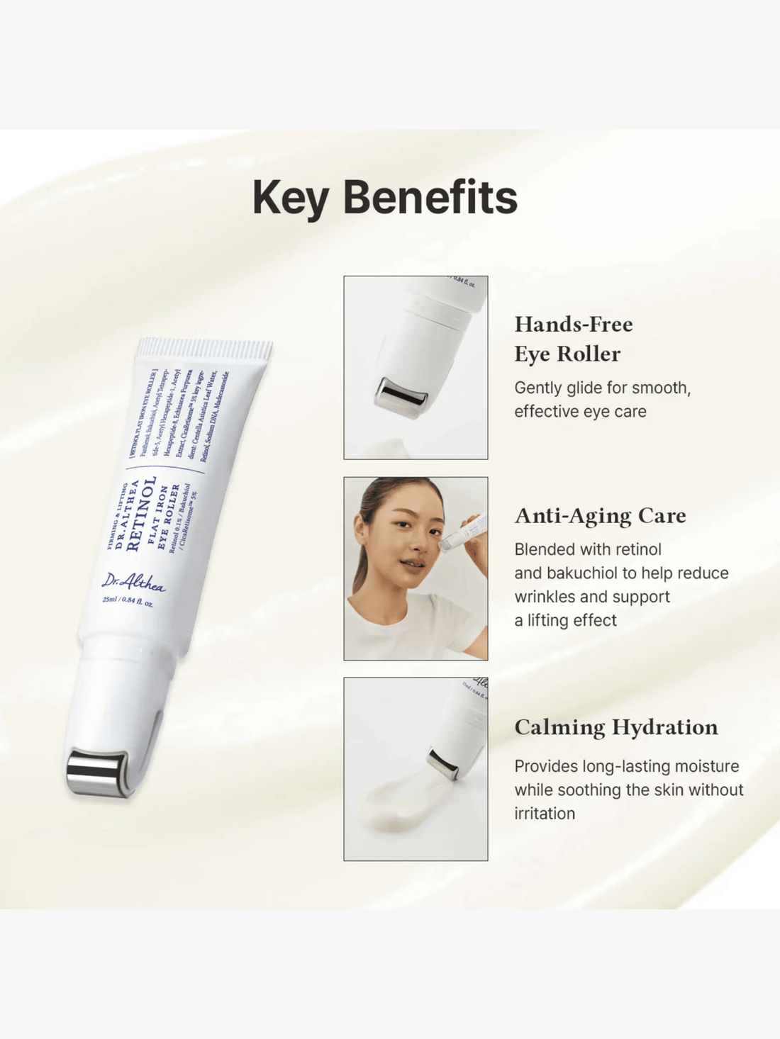 Dr Althea - Contour des yeux - Retinol Flat Iron Eye Roller
