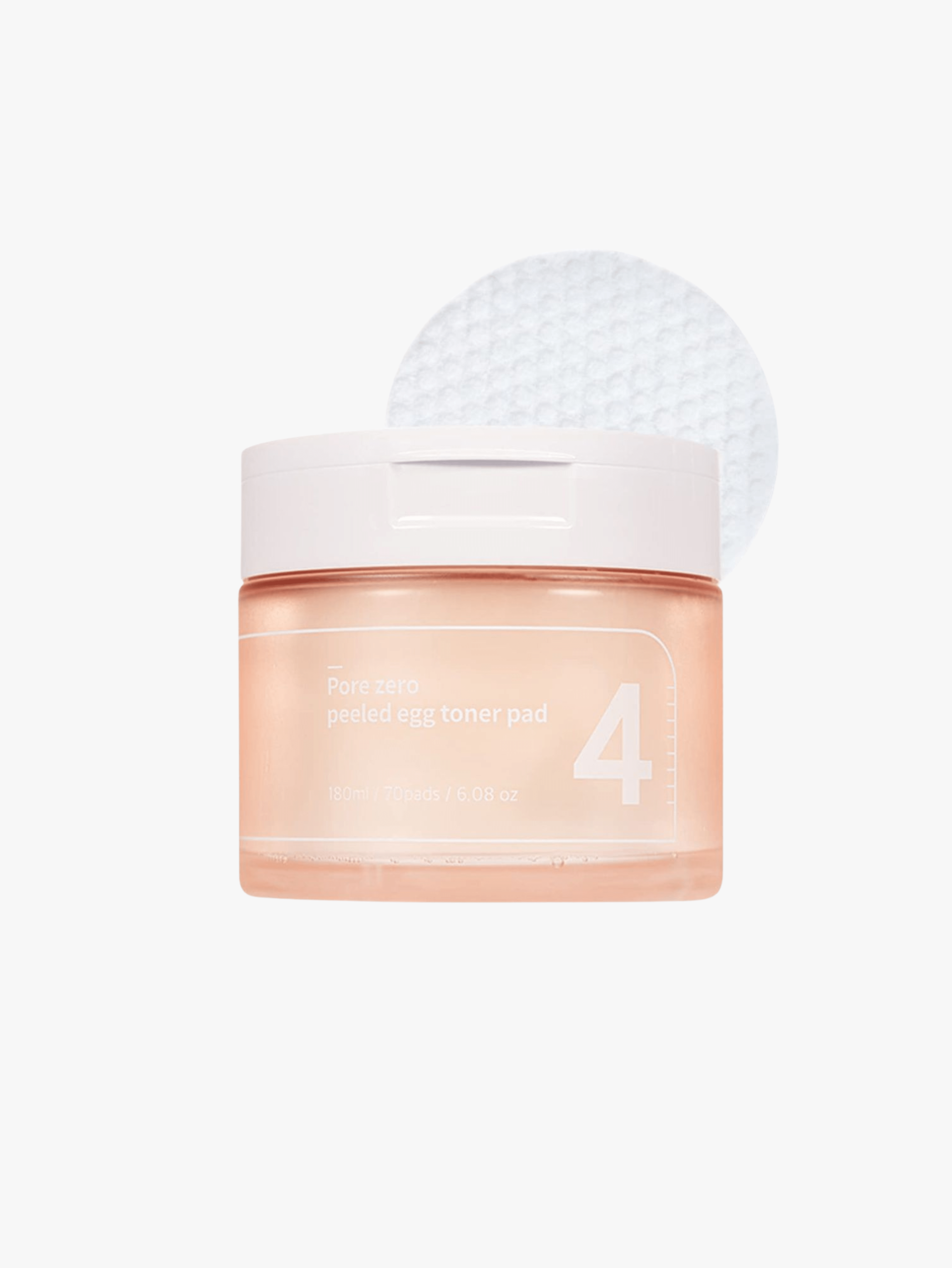 Numbuzin - Pads - No.4 Pore Zero Peeled Egg Toner Pad