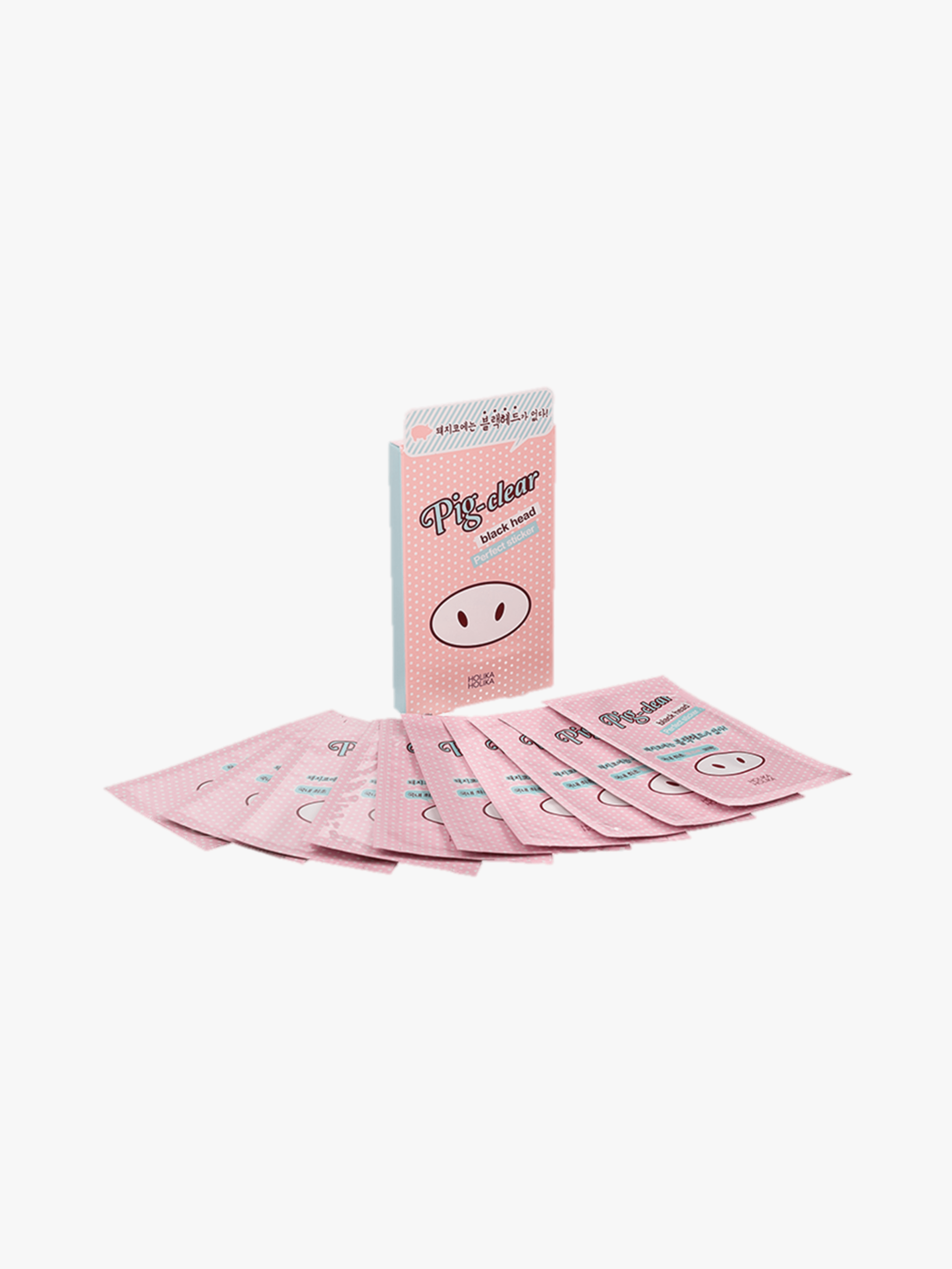 Holika Holika - Patchs points blancs et noirs - Pig Nose Clear Blackhead Perfect Sticker