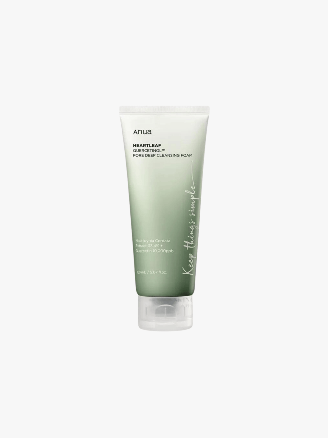 Anua - Nettoyant - Heartleaf Quercetinol Pore Deep Cleansing Foam