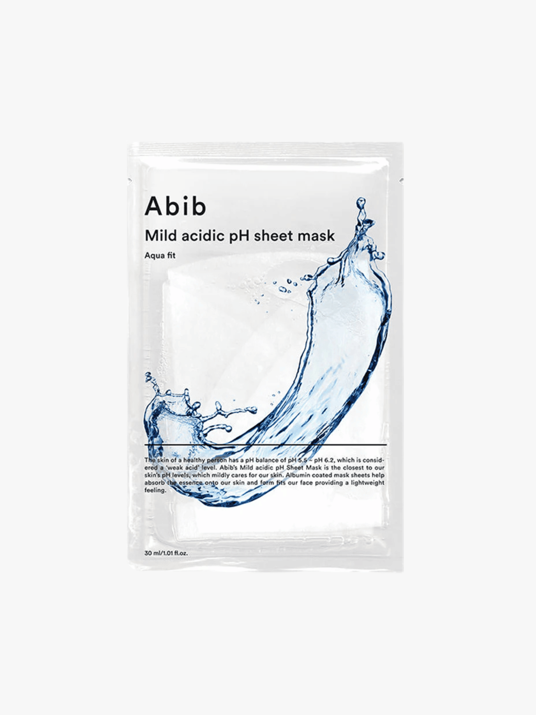 Abib - Masque - Mild Acidic pH Sheet Mask Aqua