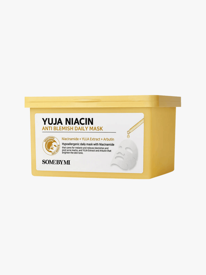 Some By Mi - Masques - Yuja Niacin Anti-Blemish Daily Mask (30 pc)
