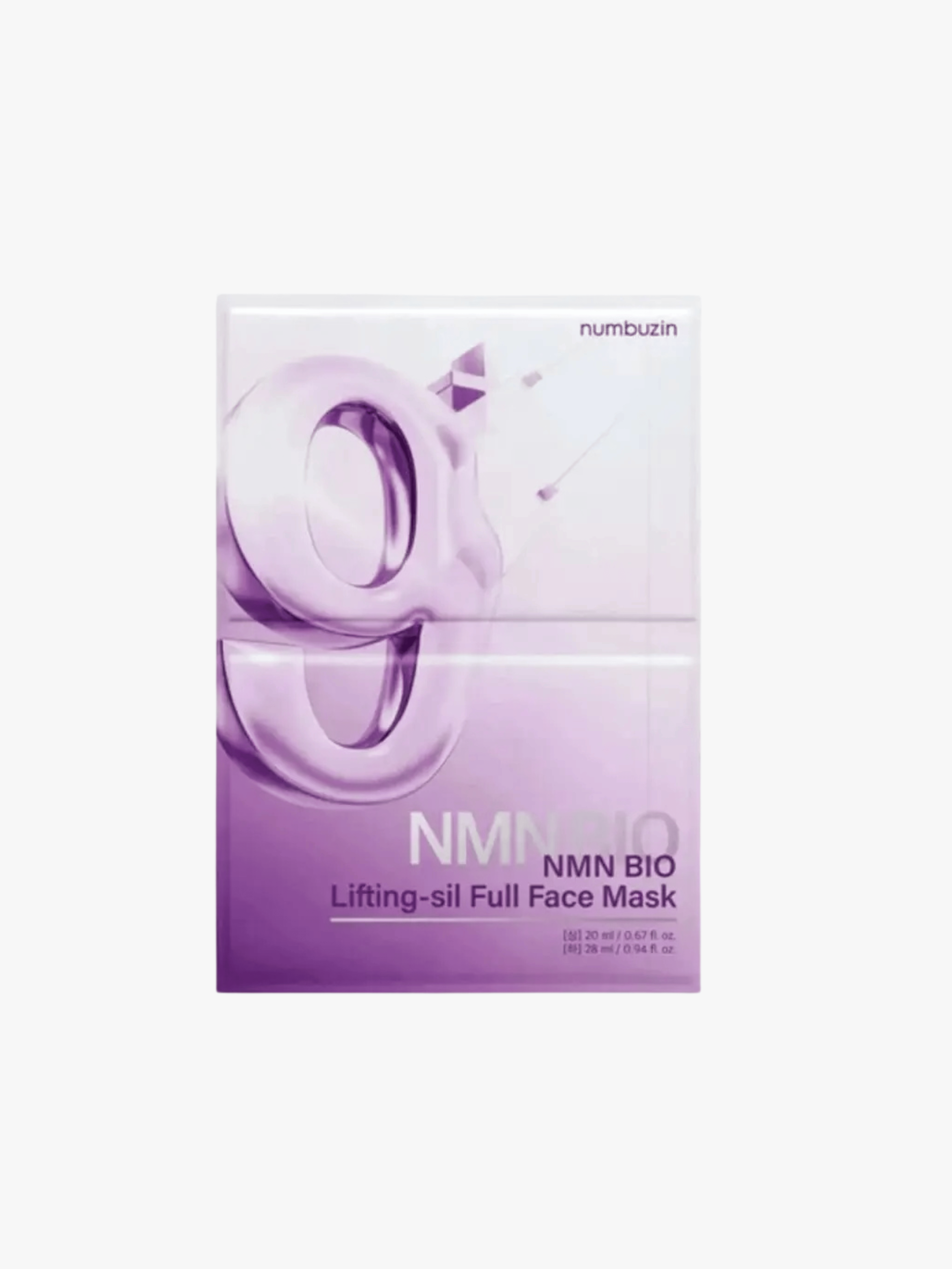 Numbuzin - Masque - No.9 NAD Bio Lifting Full Cover Facial Mask