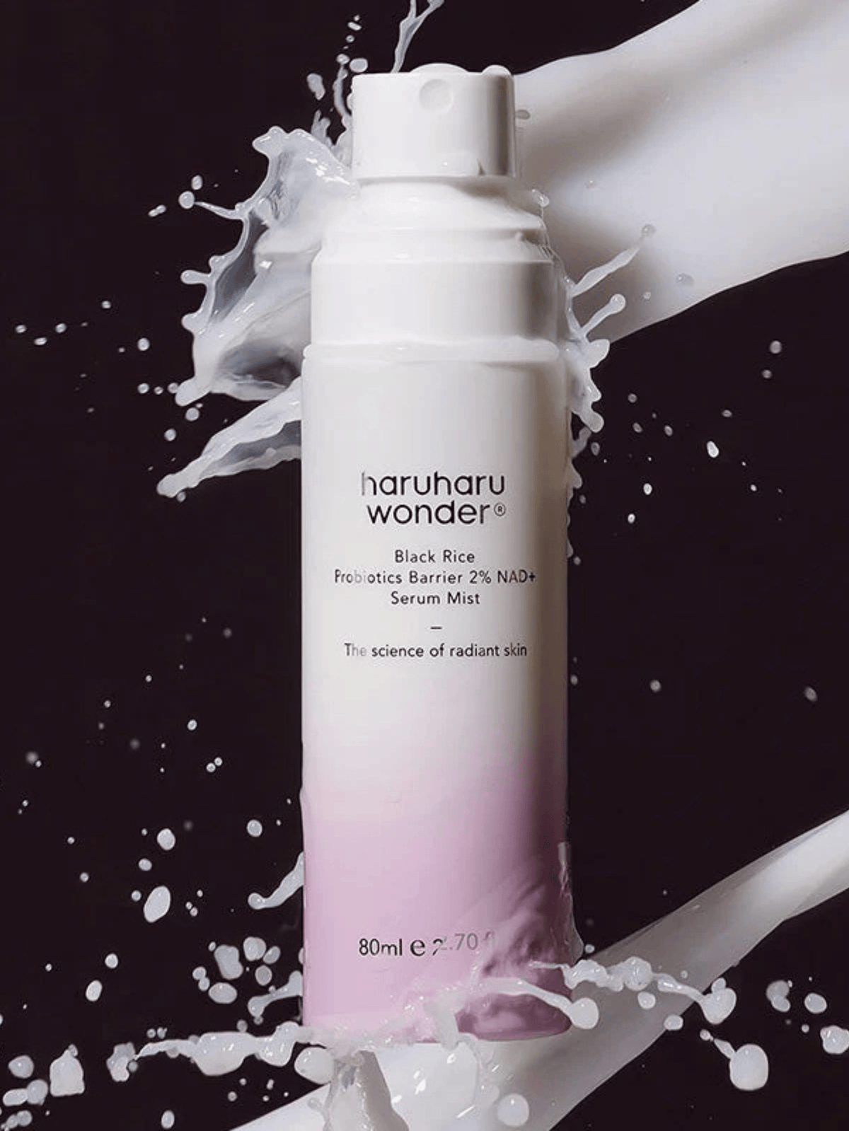 Haruharu Wonder - Sérum brume - Black Rice Probiotics Barrier 2% NAD+ Serum Mist