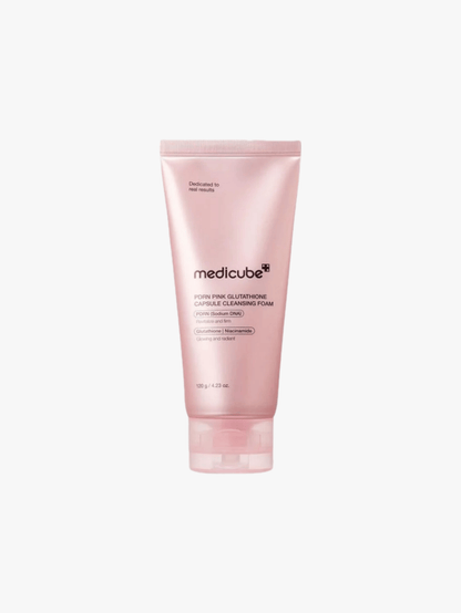 Medicube - Nettoyant - Pink Glutathione Capsule Cleansing Foam