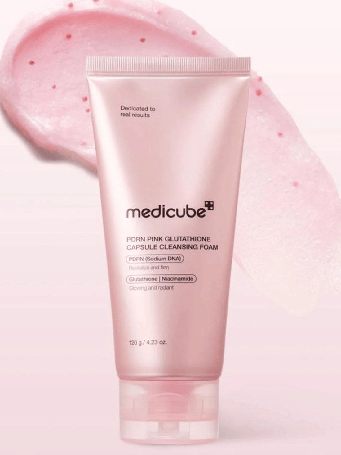 Medicube - Nettoyant - Pink Glutathione Capsule Cleansing Foam