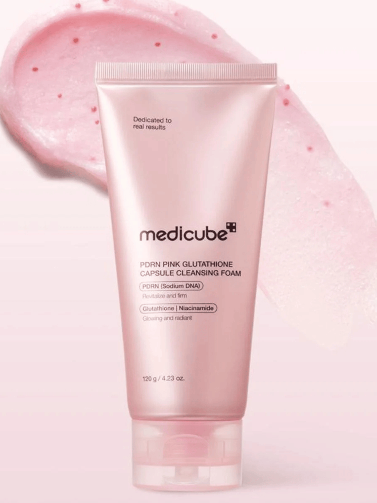 Medicube - Nettoyant - Pink Glutathione Capsule Cleansing Foam