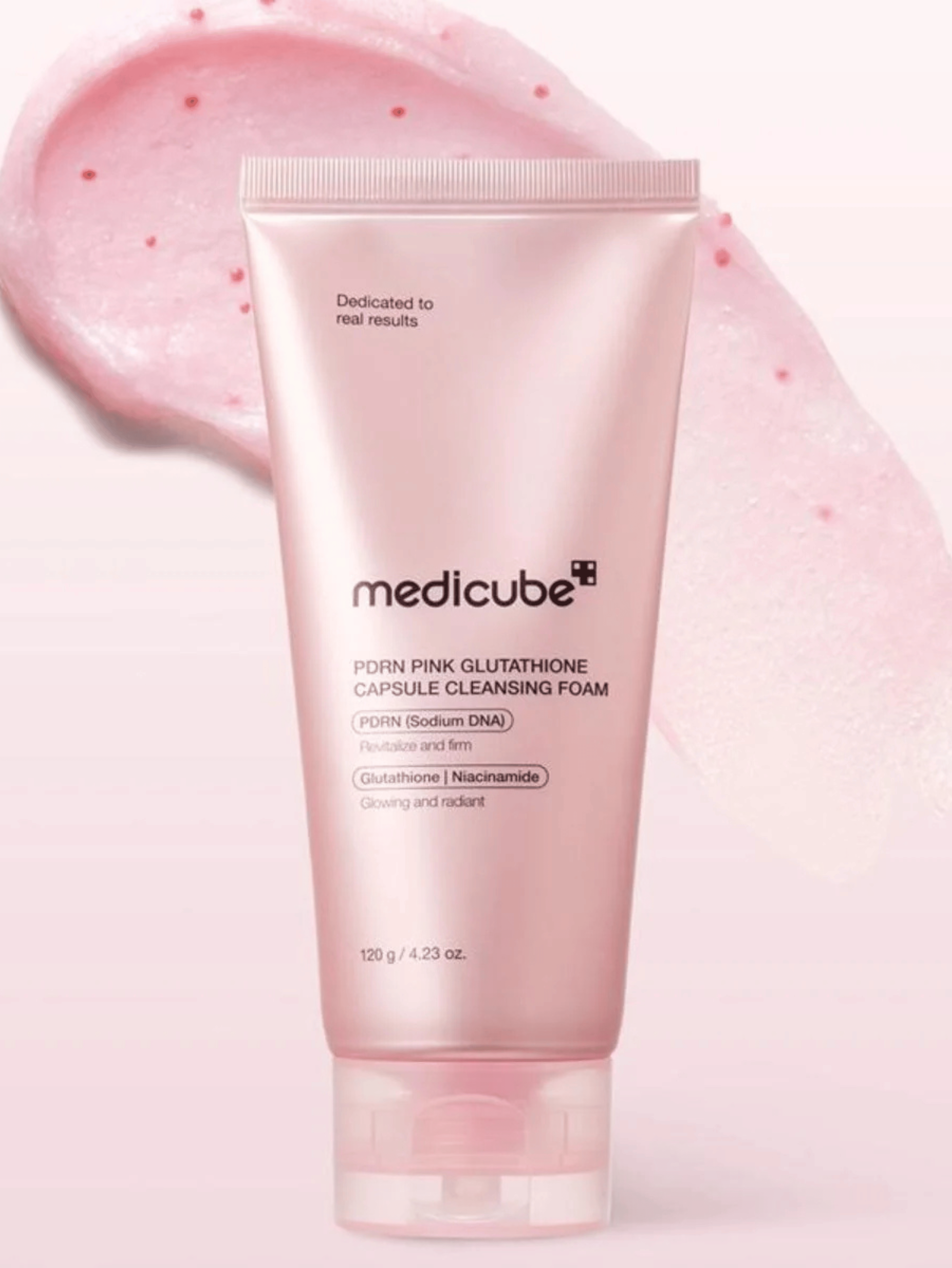 Medicube - Nettoyant - Pink Glutathione Capsule Cleansing Foam