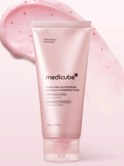 Medicube - Nettoyant - Pink Glutathione Capsule Cleansing Foam