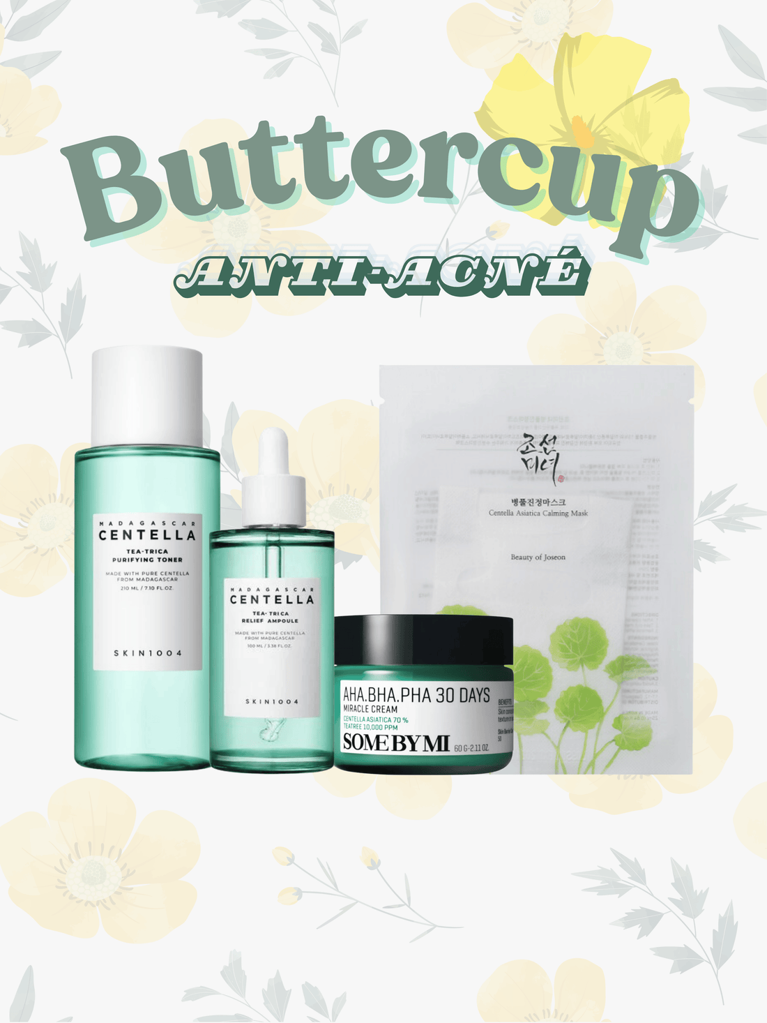 🍀 Buttercup Anti-Acné Pack 🍀