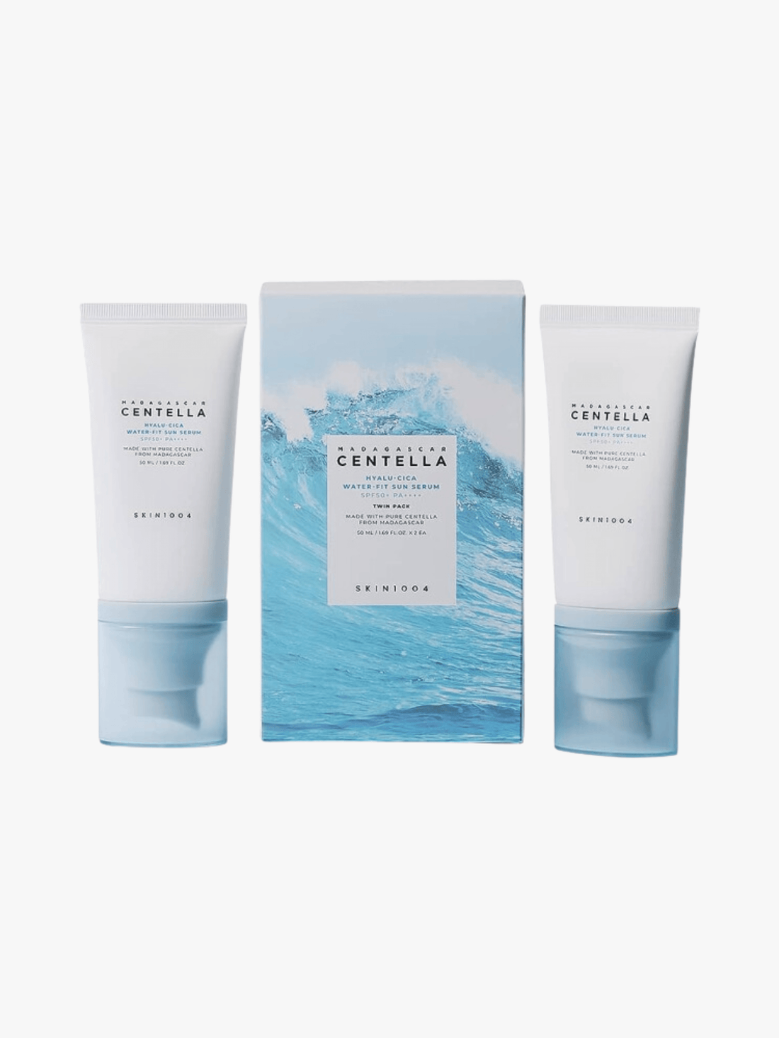 Skin1004 - Sun protection - Madagascar Centella Hyalu-Cica Water-Fit Sun Serum Twin pack