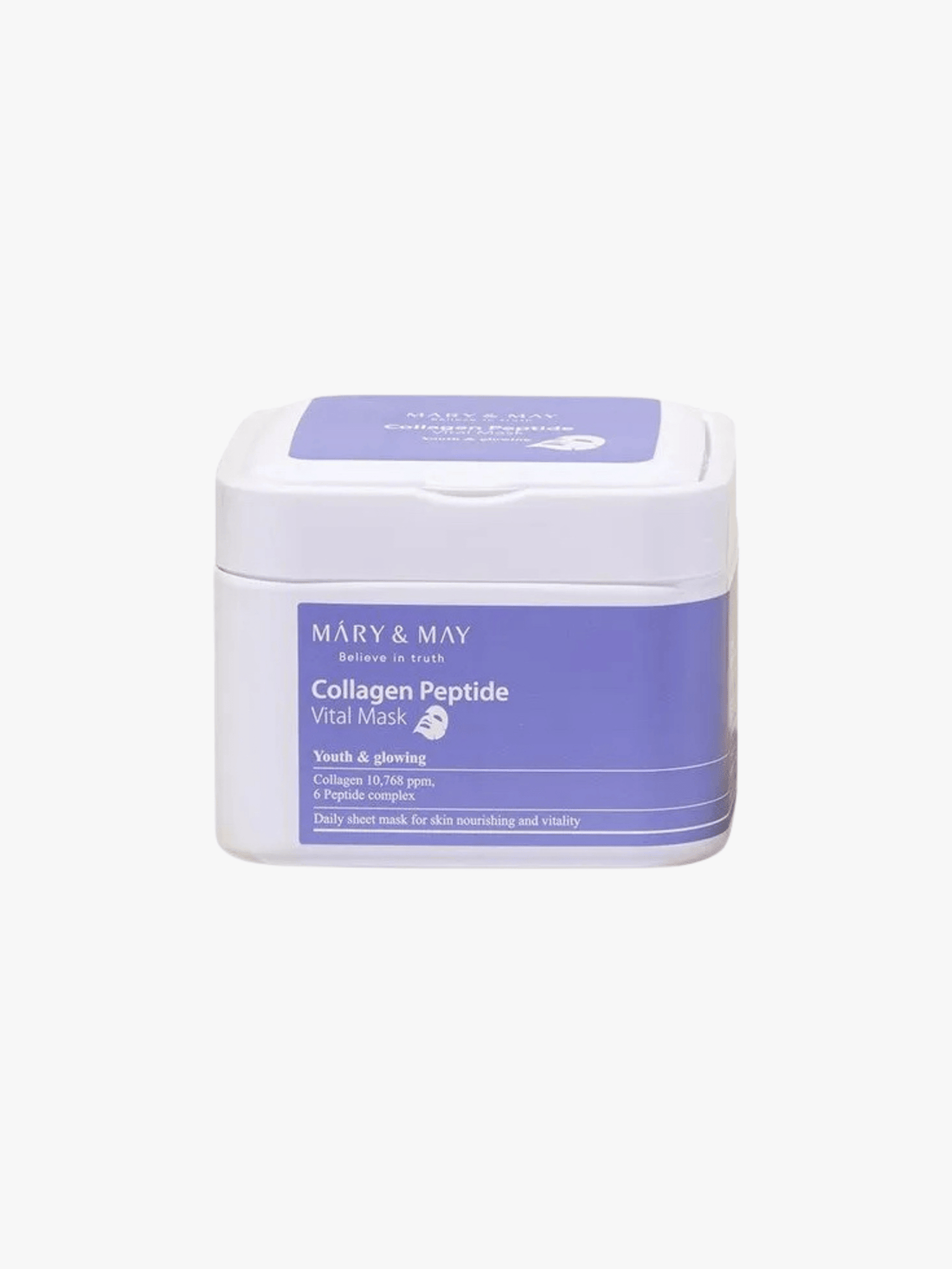 Mary & May - Masques - Collagen Peptide Vital Mask (30 pc)
