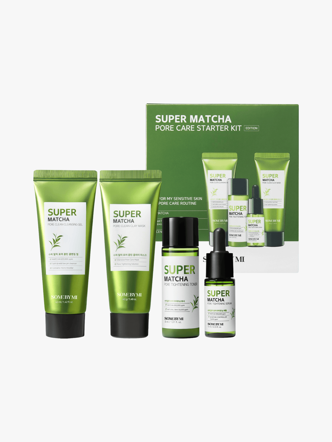 Some By Mi - Kit - Super Matcha Pore Care Starter Kit