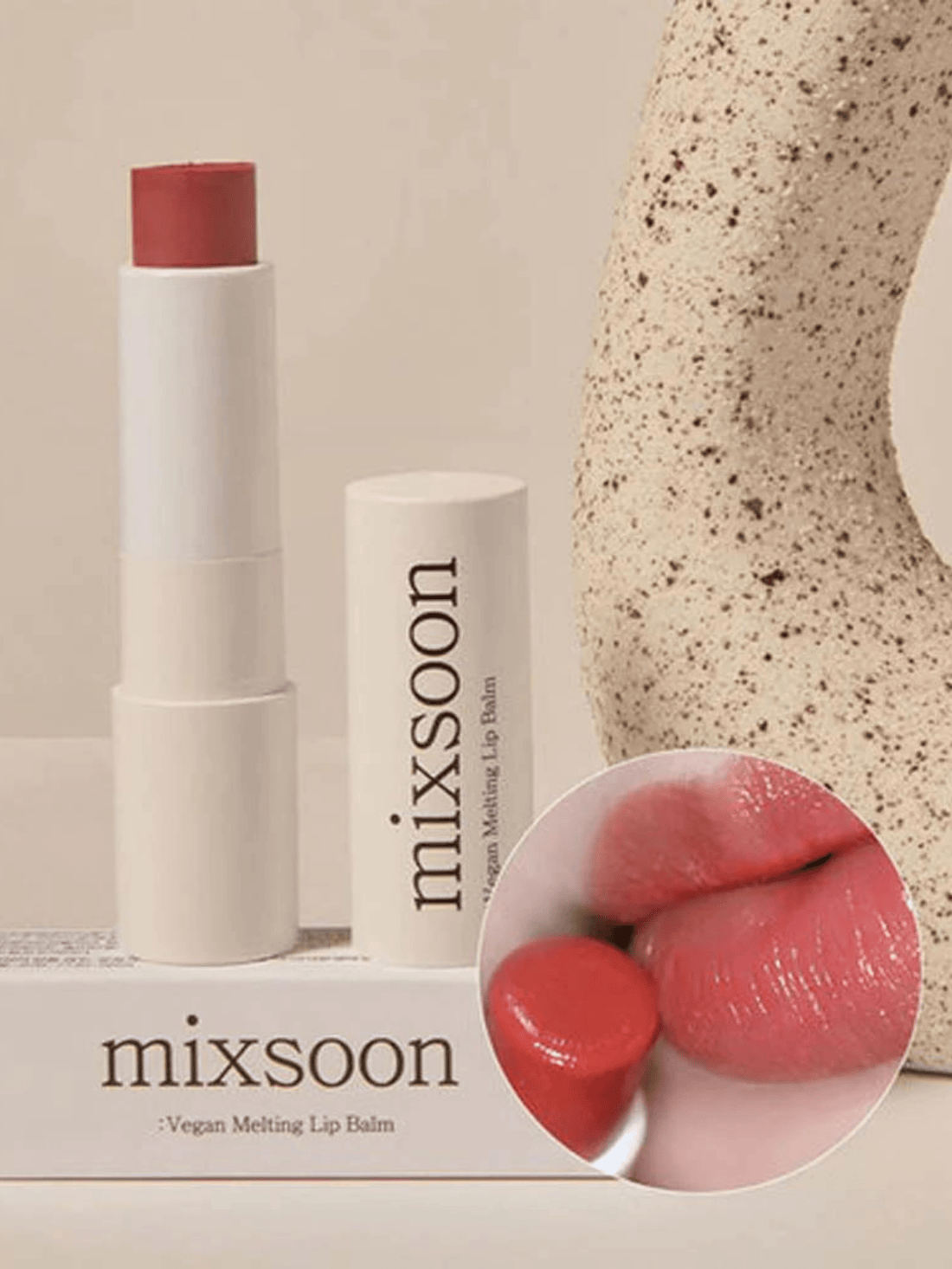 Mixsoon - Lip balm - Vegan Melting Lip Balm 02. Dry Rose