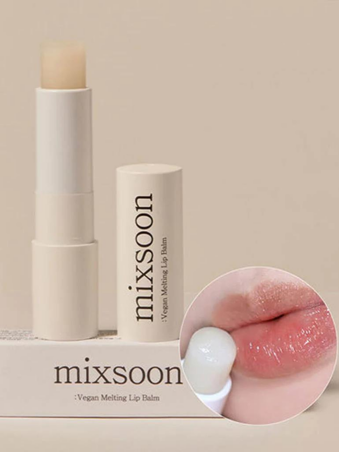 Mixsoon - Lip balm - Vegan Melting Lip Balm 01. Clear