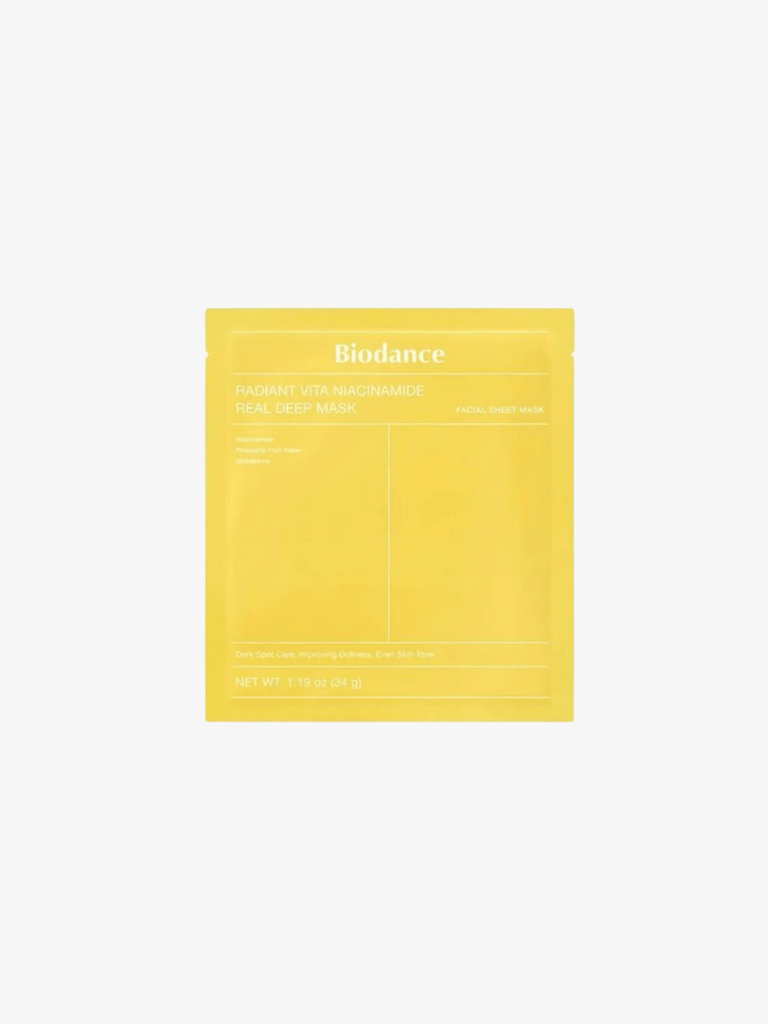 Biodance - Masque - Radiant Vita Niacinamide Real Deep Mask