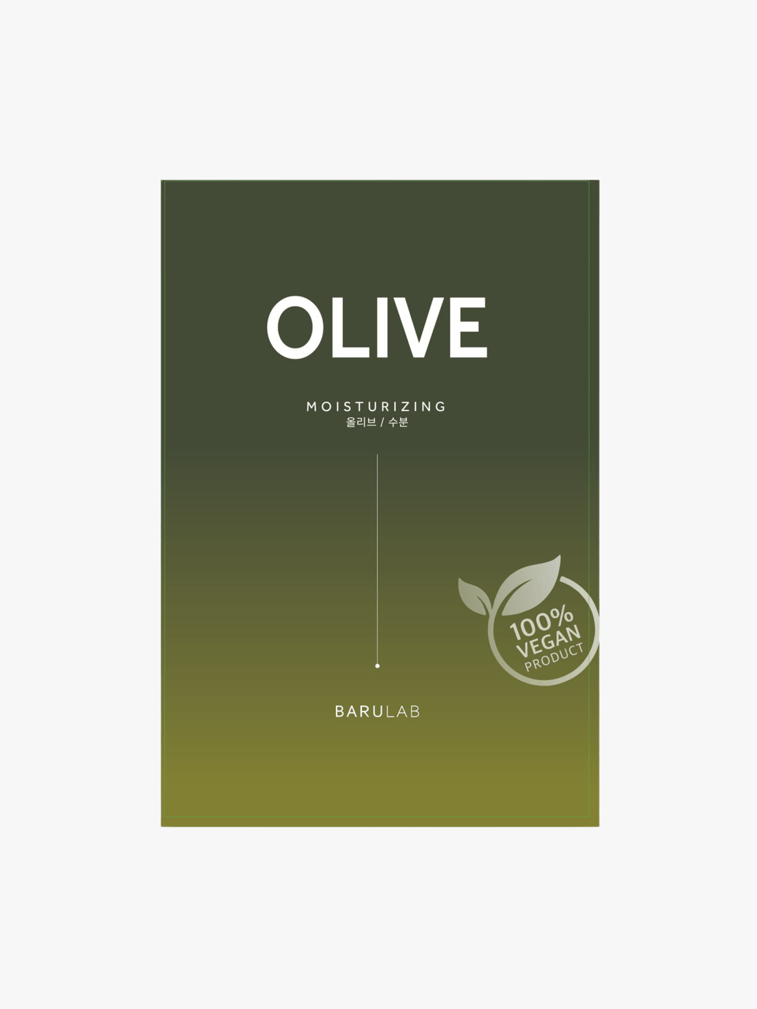 BARULAB - Masque - The Clean Vegan mask Olive