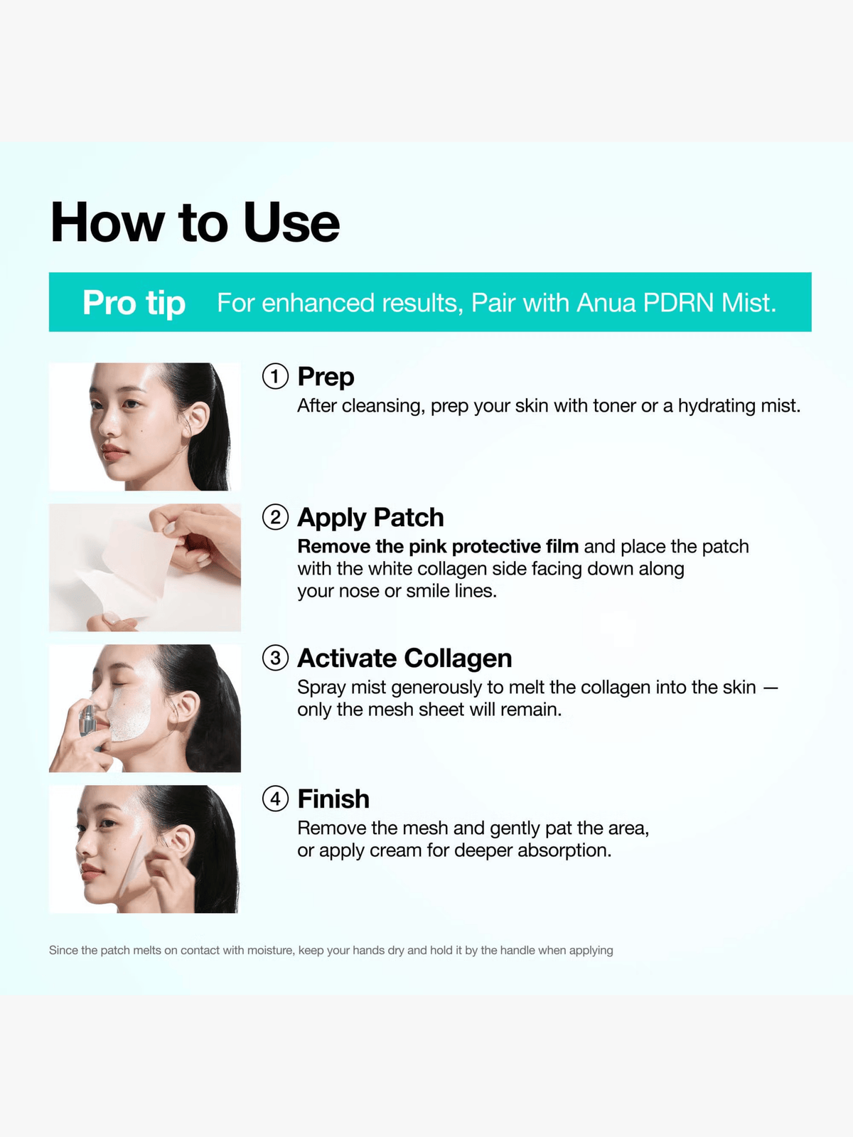 Anua - Patch Glass Skin - PDRN Collagen Melting Patch For Glass Skin