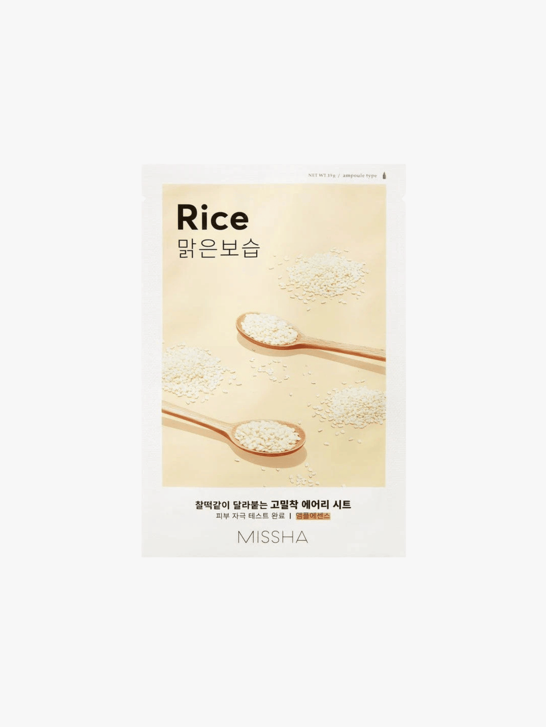 MISSHA - Masque - Airy Fit Sheet Mask Rice