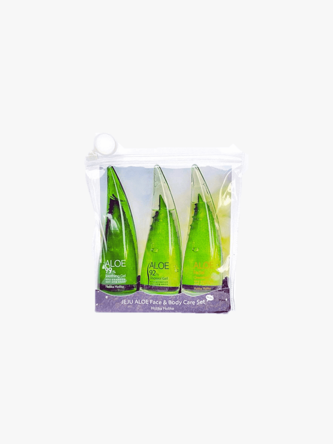 Holika Holika - Nettoyant/Gel douche/Gel apaisant - Jeju Aloe Face And Bodycare Set