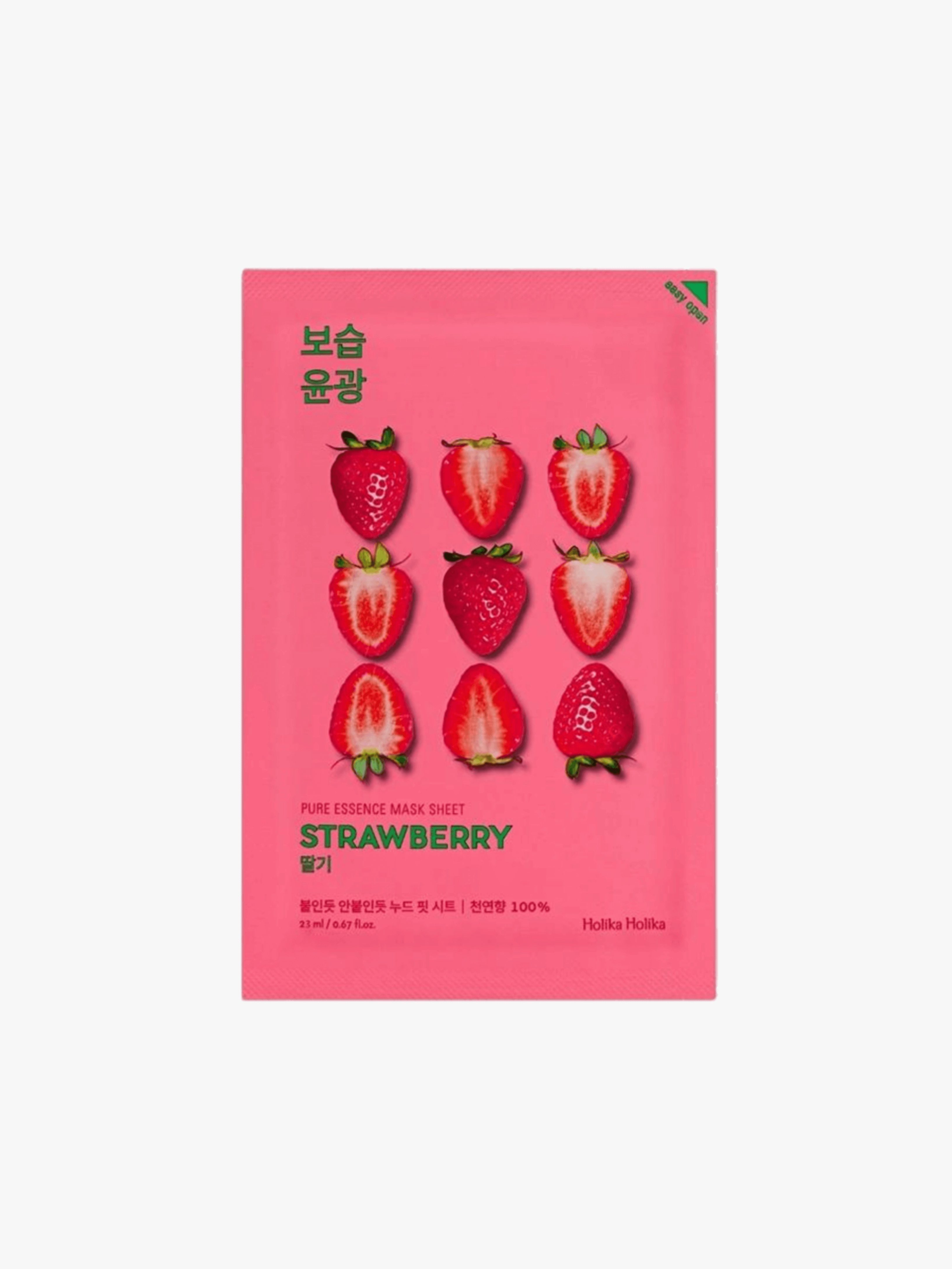 Holika Holika - Mask - Pure Essence Mask Sheet - Strawberry