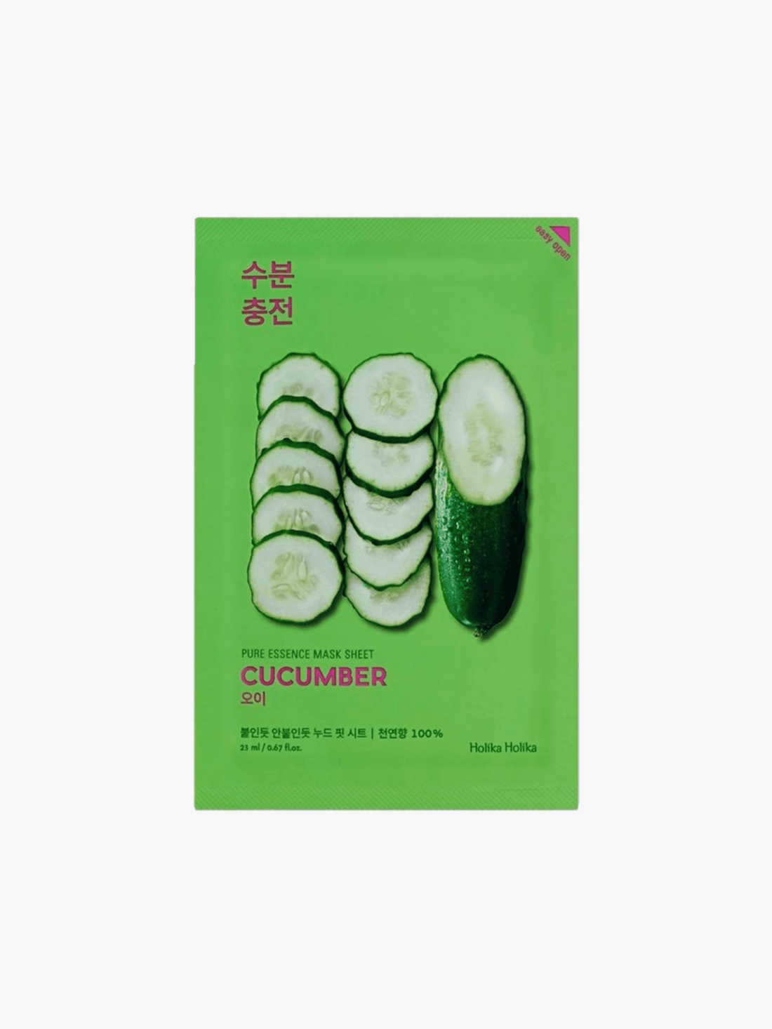 Holika Holika - Mask - Pure Essence Mask Sheet - Cucumber
